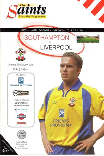 Match programme